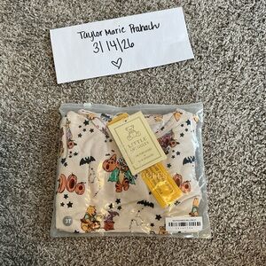 Little Snuggles, by Charlie’s project spooky Halloween Pooh pajama set, 3T NIB